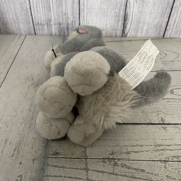 VTG 90's Disney Lady And The Tramp Plush Set Of 2 8" Tramp & 7" Lady Cute - Picture 8 of 16